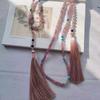Guofeng Новый Китайский Crossbody Цепочка Длинное Ожерелье Цепочка для Свитера Hanfu Cheongsam Декоративный Кулон Весна Маленький Свежий Кисточка