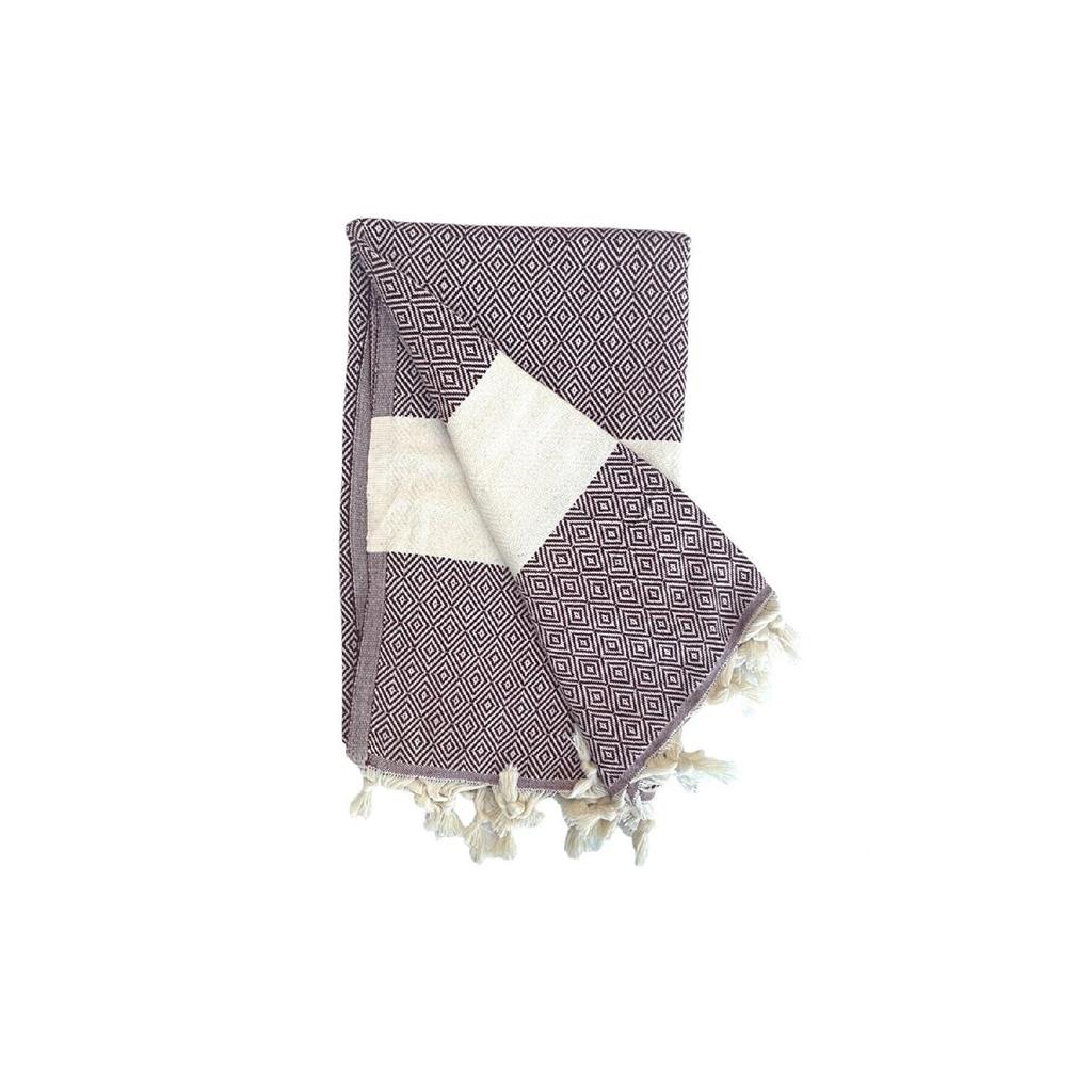 Полотенце Maryon Peshtemal из 100% хлопка, фиолетовое