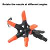 2 Pcs Irrigation Sprinklers 360 Degree Rotation 5-in-1 Large Coverage Area 5 Arm Irrigation Adjustable Angle Yard Lawn Greenhouse