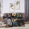 James Beaufort Soft Blanket  Travel Plush Throw Blanket Comfortable Couch Chair Flannel Bedspread Sofa Bed Cover