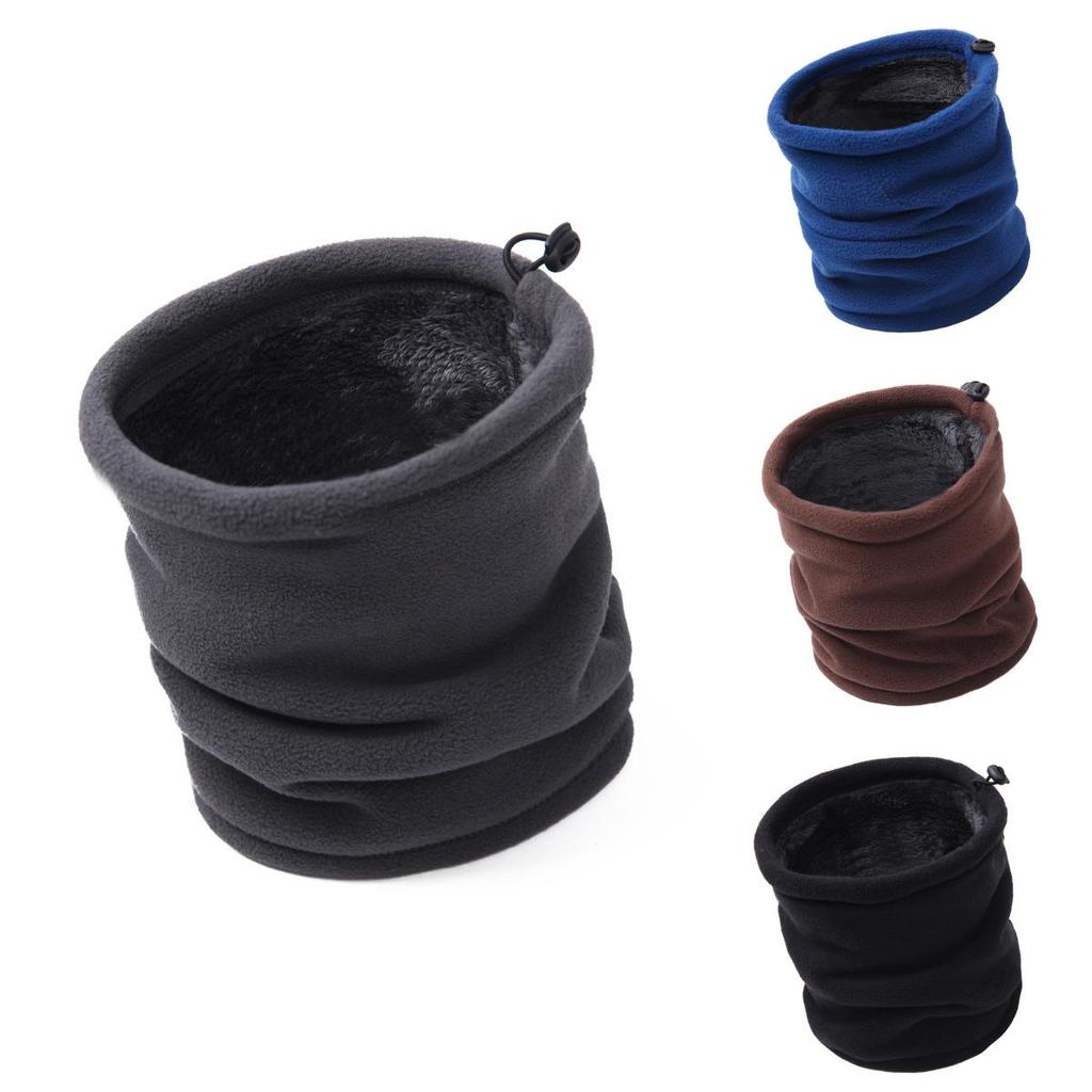 Уютный мужской женский флисовый бафф снуд шарф шапка унисекс термо лыжная одежда