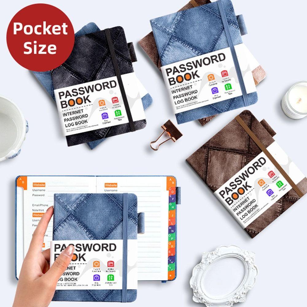 To Record Internet Logins Password Organizer Address Book Password Keeper Notebook For Seniors