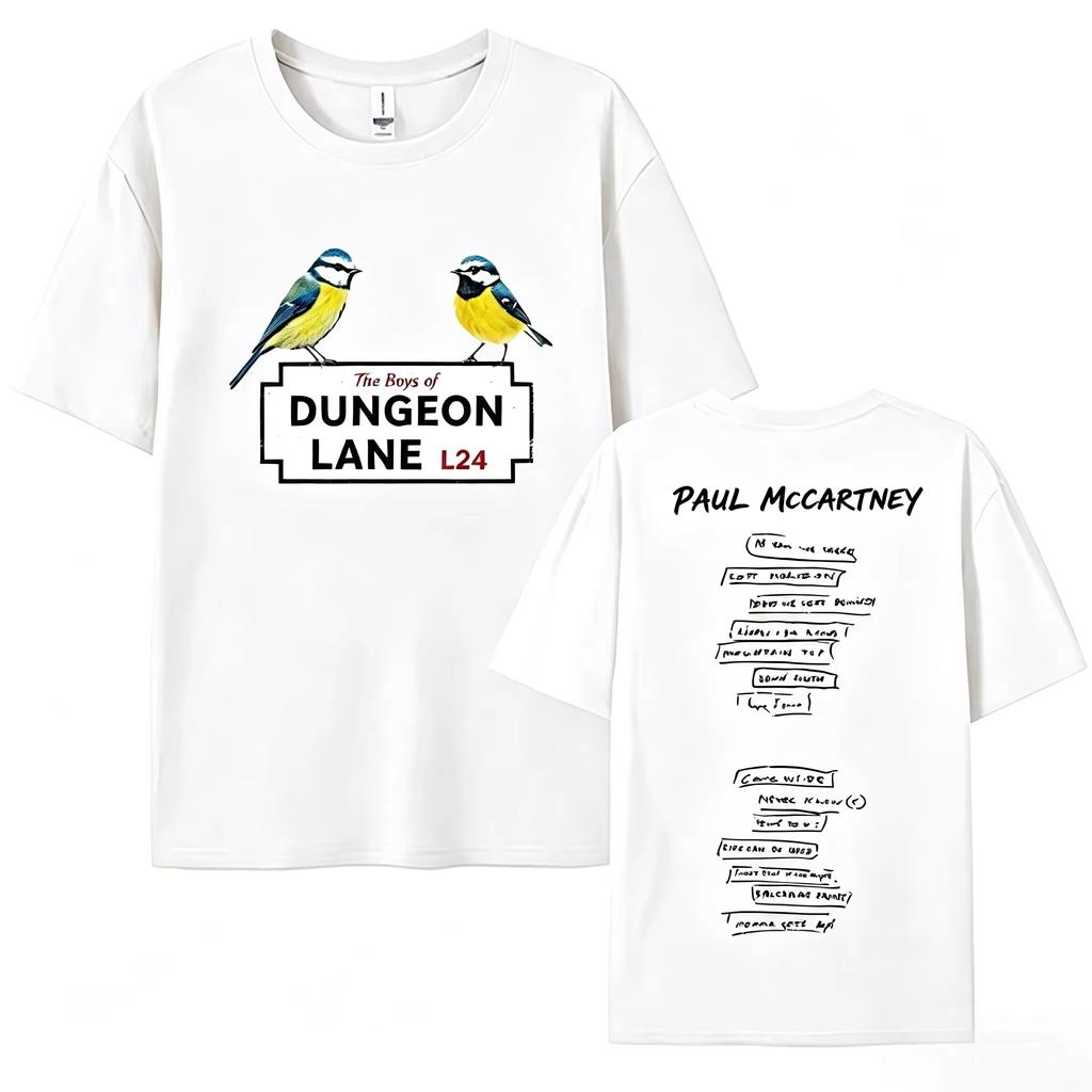 2026 Summer The Boys of Dungeon Lane Paul McCartney TShirt 2026 New Album Tee Unisex Cotton Short Sleeve Streetwear