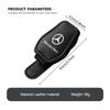 AAVM1 Magnetic Leather Eyeglass Hanger Clip Universal Sunglasses Holder For Mercedes Benz W211 W124 W176 W177 C180 C200 C260 C300 GLC