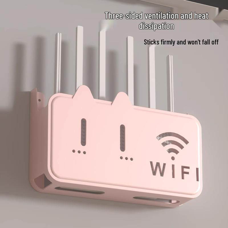 Настенная полка для хранения роутера и модема без сверления