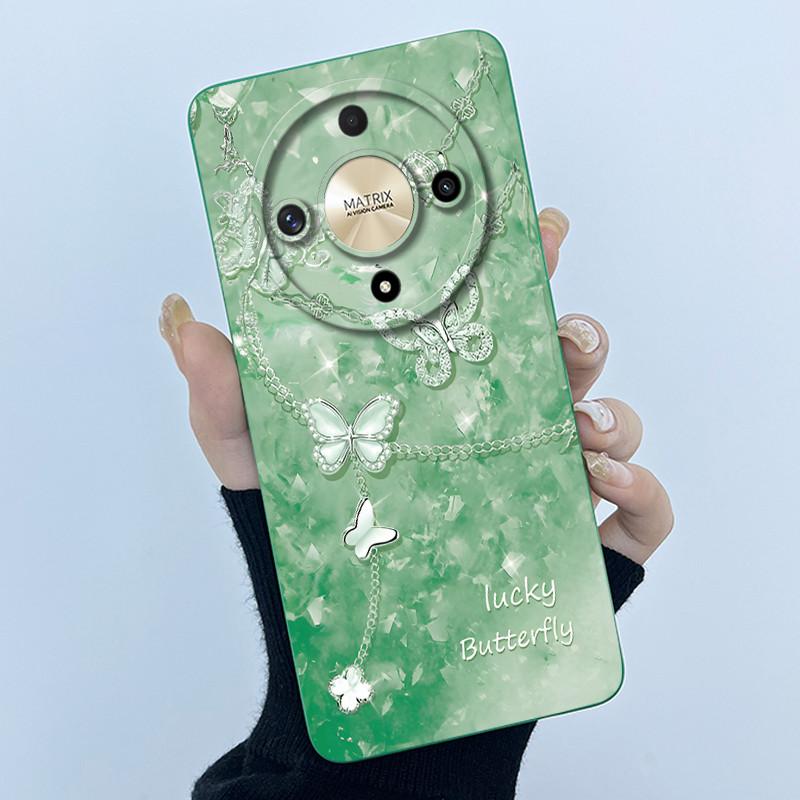 For Honor Magic5 Lite 5G Case Simplicity flower Silicone Soft Back Cases For Magic6 Lite 5G Cover Magic 5Lite 6Lite Bumper Shell