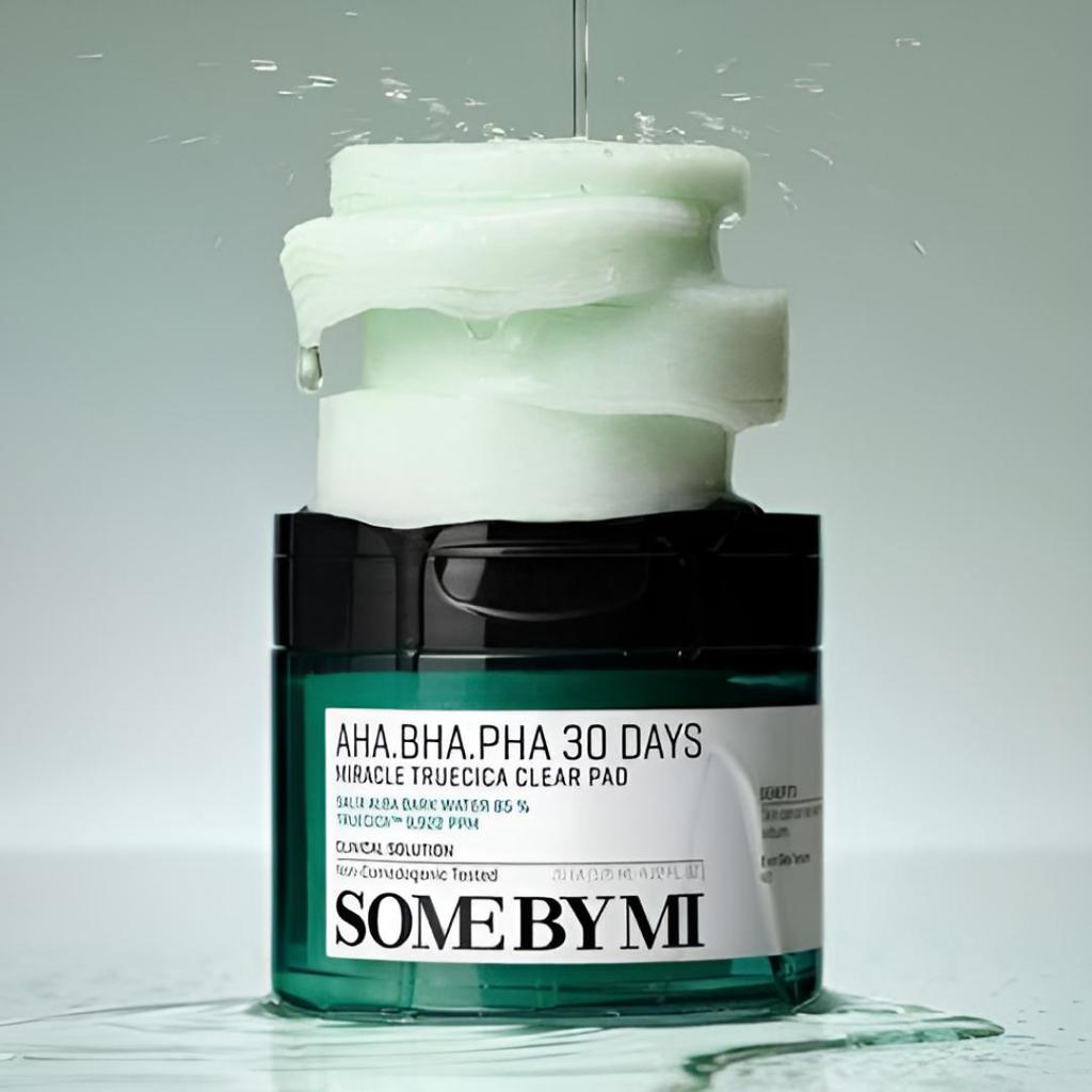 SOME BY MI AHA BHA PHA 30 Days Miracle Truecica Прозрачный тонер-диск 125 мл (70 шт.)
