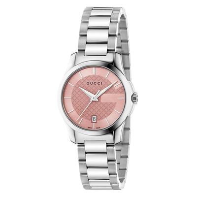 YA126524 Женские часы G-Timeless с розовым циферблатом