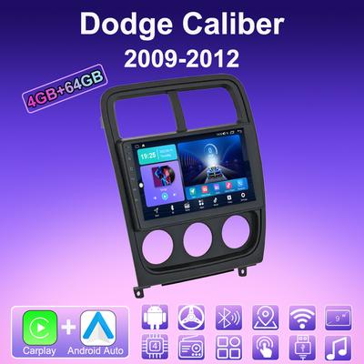 2 DIN Android Carplay автомобильное радио для Dodge Caliber 2009-2012 мультимедийный проигрыватель головное устройство стерео GPS навигация BT WIFI 4+64 ГБ