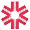 6pcs Self Adhesive Acrylic Hinges 45mm Clear Folding Strips for Transparent Boxes Display Stands Craft Projects Cabinet