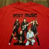 Футболка с принтом группы Roxy Music Размер S M L 234XL Красный Унисекс T279