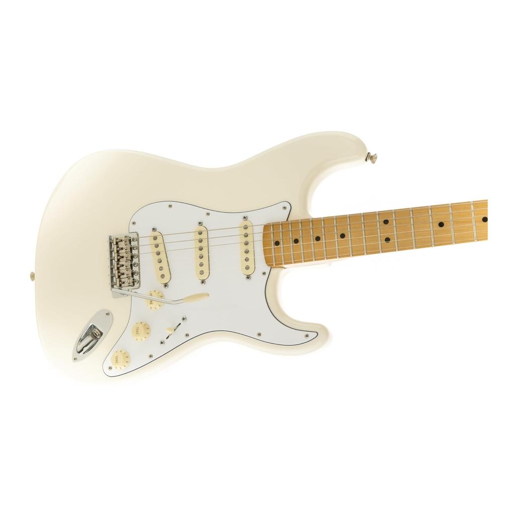 Электрогитара Fender Jimi Hendrix Maple Olympic White Stratocaster®, накладка на гриф,