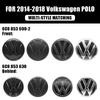 VW GTI GOLF 2026 Hot For VW VOLKSWAGEN 2Pcs VW Replacement Front Grill Badge Rear Trunk Lid Emblem Logo Decorative For Volkswage