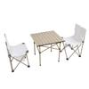 Набор стульев для кемпинга, переносной складной квадратный стол из алюминиевого сплава с высокой нагрузкой