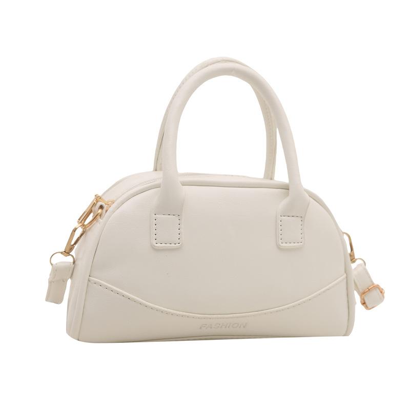 2025 New Handbag Niche Design Boston Bag Handbag Small Square Bag Messenger Bag Women