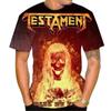 Летняя новая мода американская хэви-метал группа Testament мужская 3D-печатная футболка унисекс хип-хоп повседневная футболка Cools Rock Street