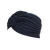Ramadan Headbands Solid Color Elastic Head Wraps Indian Turban Hats Muslim Cap Headscarf Muslim Hat