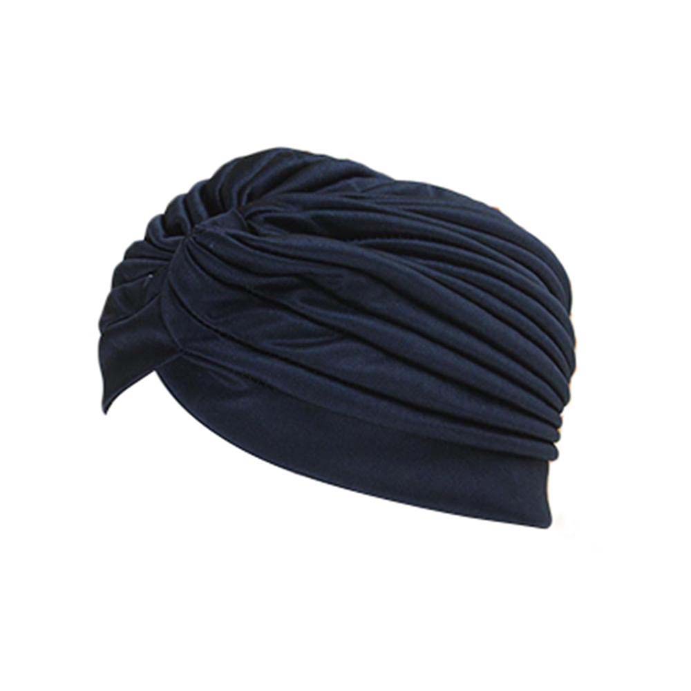 Ramadan Headbands Solid Color Elastic Head Wraps Indian Turban Hats Muslim Cap Headscarf Muslim Hat