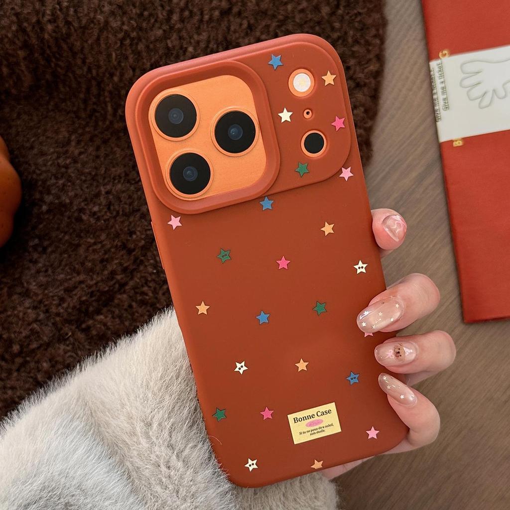 Цветной чехол для телефона со звездами для iPhone 16, iPhone 17 и iPhone 17 Pro Max