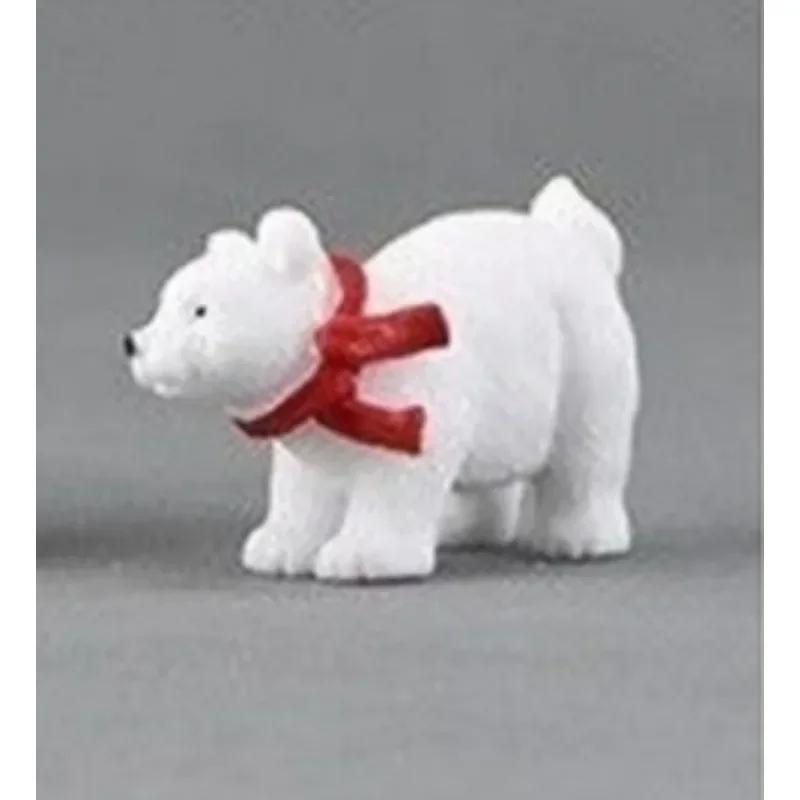 3/1pcs Miniature Christmas Polar Bear Figurines Garden Micro Snow Landscape DIY Accessories Home Decoration Desk Decoration