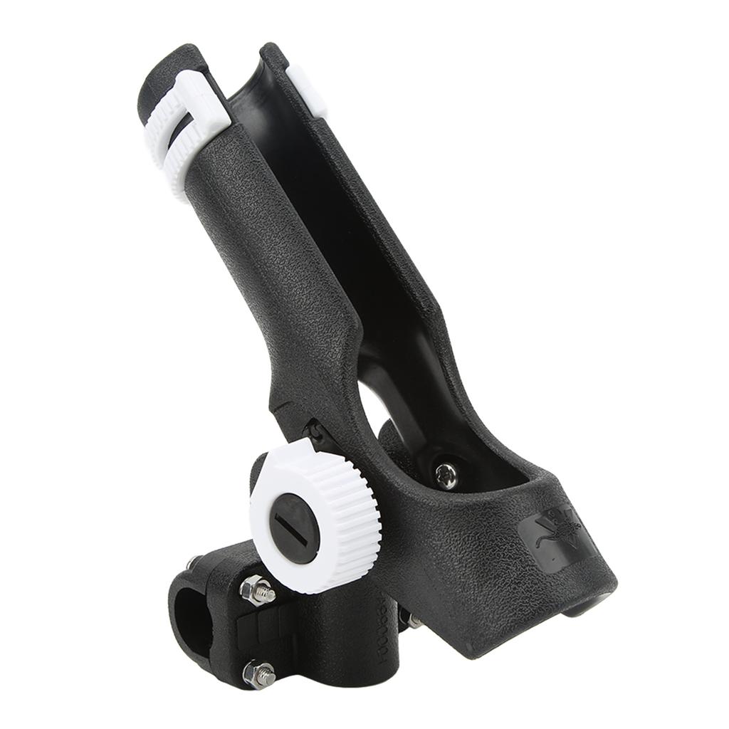 Fishing Rod Bracket 90 Degree Adjustable 45mm Socket 1in Clip Clamp On Rod Holder Rack