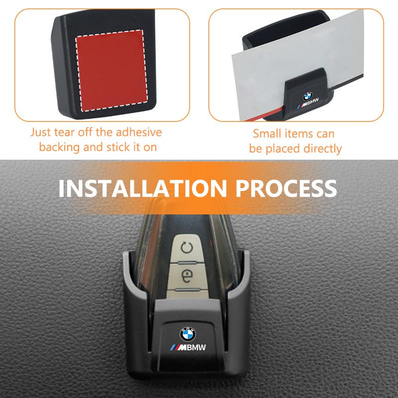 BBIP8 Dashboard Car Key Storage Box Compact Key Organizer Key Holder For BMW M Sport M2 M3 M4 M5 M6 E46 E90 E60 F10 F20 E87 X3 X6