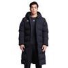 Kelme Men's Soccer Bench Coat, Long Coat, Outdoor Training, Warm, Slim, and Stylish, Black, Size S