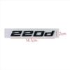3D ABS Chrome Black Car Letters Sticker For BMW 116d 118d 120d 125d 130d 135d 218d 220d 240d Logo Emblem Badge Decal Accessories BV7