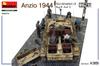 Miniart Scale Анцио 1944 III G Полевой ремонт Большой набор Пластиковый набор модели MA36072 1/35 Sturmgeschütz Ausf. (Декорации)