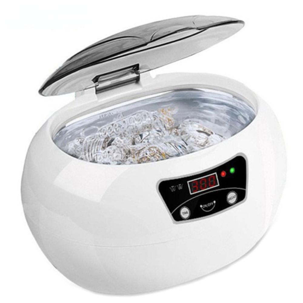 35 Вт 304 Портативная ультразвуковая очистительная ванна с таймером Цифровое сенсорное управление Ультразвуковая очистительная машина Нержавеющая ультразвуковая очиститель