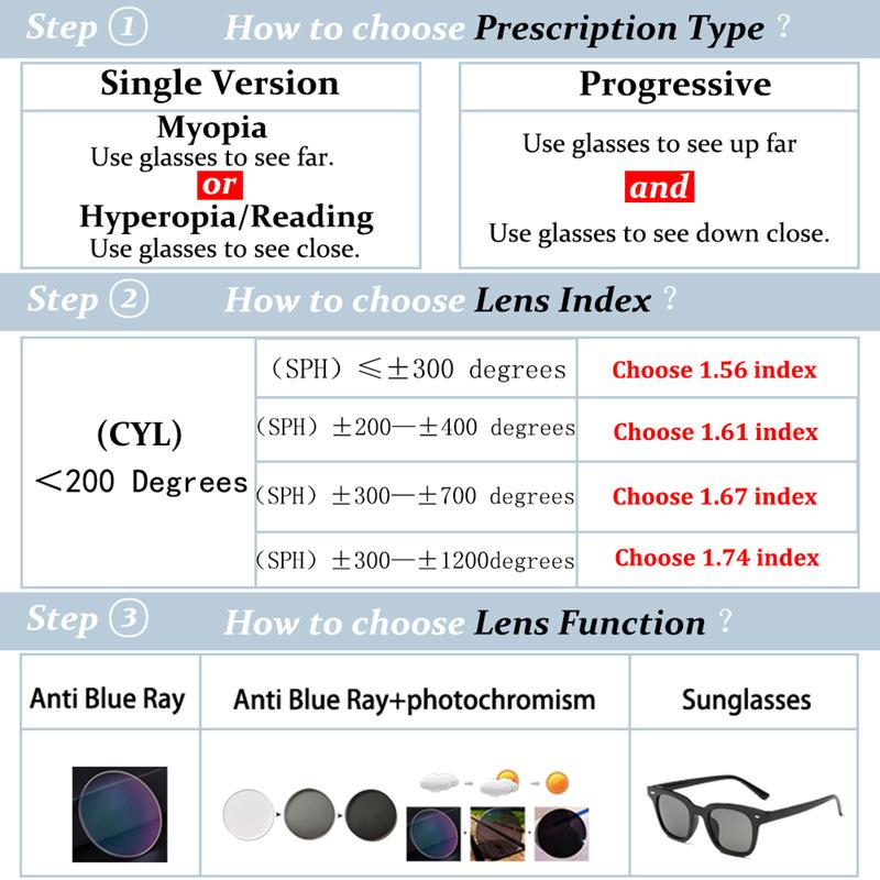 New Men Round Rice Studs Small Frame Prescription Hyperopic Glasses Women Optical Prescription Anti Blue Ray Short Sight Eyewear