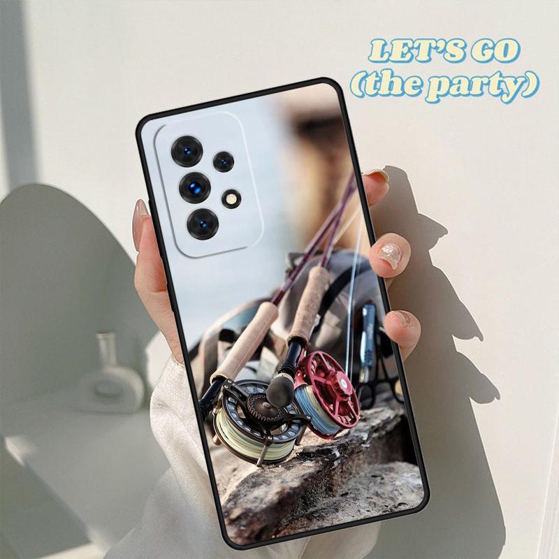 Чехол для телефона Рыбалка Карп Удочка Для Samsung Galaxy A42 A31 A40 A51 A71 A32 A80 A91 A52 A72 A73 A20e A21S A50 A70 A11 A12 Чехол
