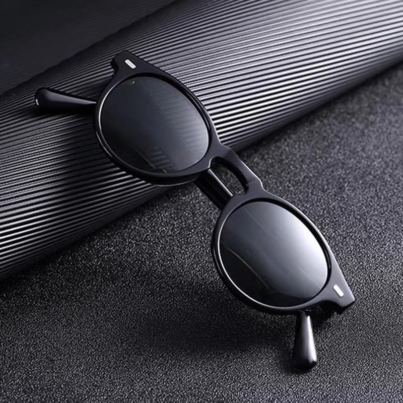 Men Round Sunglasses Men Women Sun Glasses Leopard Frame Women Anti Glare Summer Eyeglasses