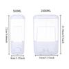 500/1000ML multifunctional wall mounted manual press soap dispenser, universal shampoo and shower gel container bottle dispenser