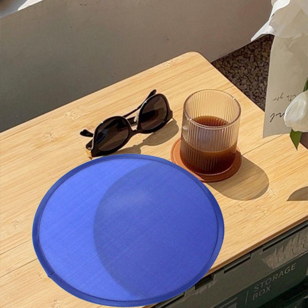 Складной летний веер 2023 года с карманом, круглый детский игрушечный складной веер для улицы, круговой веер