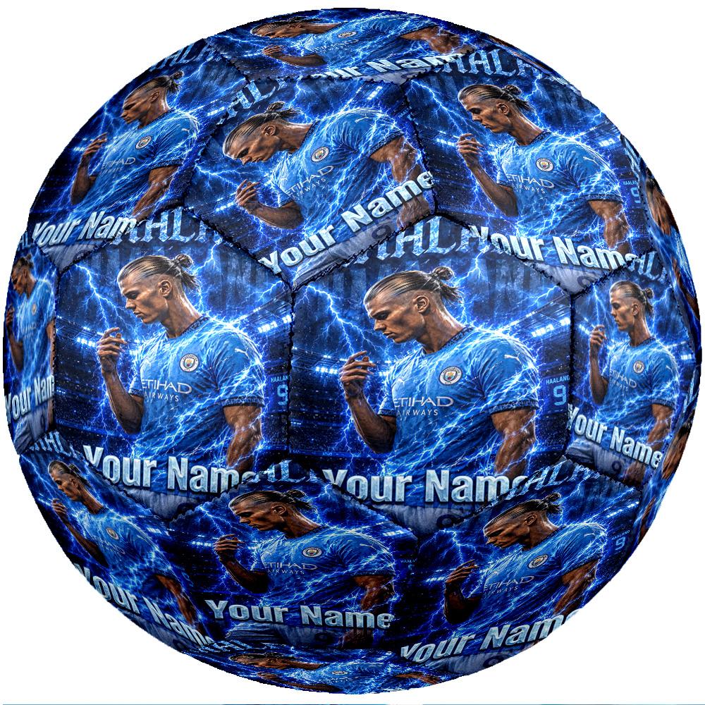 Erling Haaland Fashion Size 5 Football Wearproof Non‑Slip Soccer Ball For Sports Training Entertainment Use