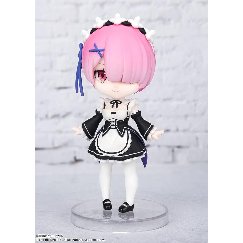 TAMASHII NATIONS Figuarts mini Re:Жизнь с нуля в другом мире Рам 90 мм ПВХ АБС Окрашенная Фигурка