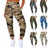 Ladies Casual Fashion Print Casual Pants Sweatshirt Trousers