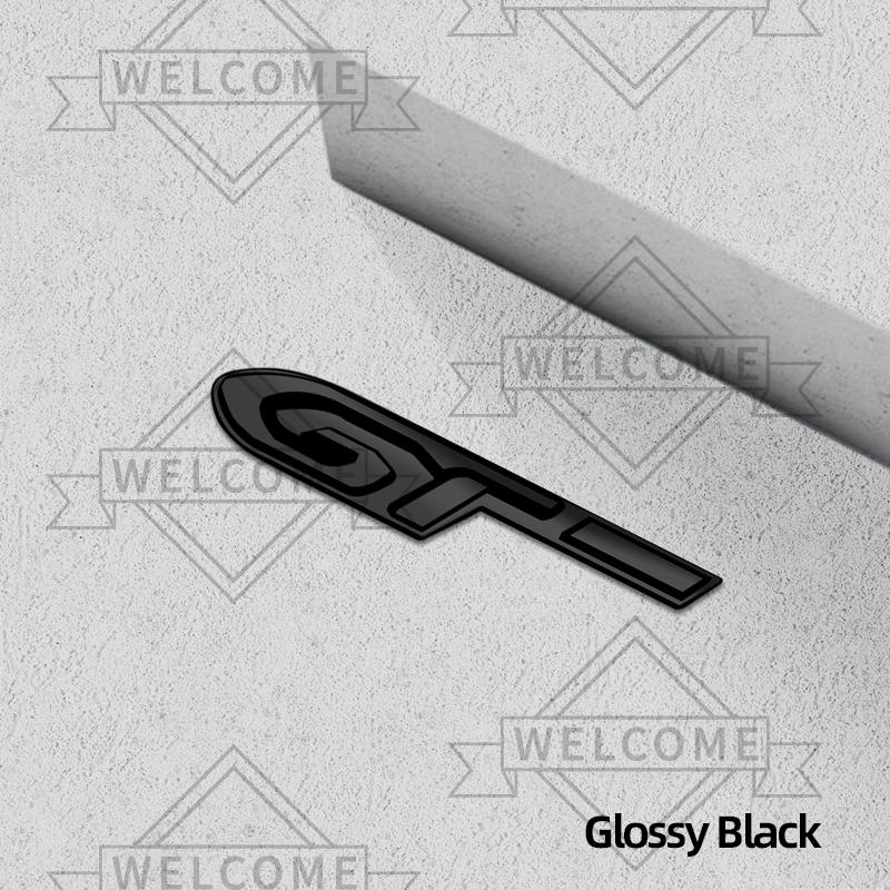 3D Car Stickers GT Front Grille Emblem Auto Body Badge Trunk Decal For Peugeot RCZ 206 308 3008 2008 5008 306 307 107 Accessorie