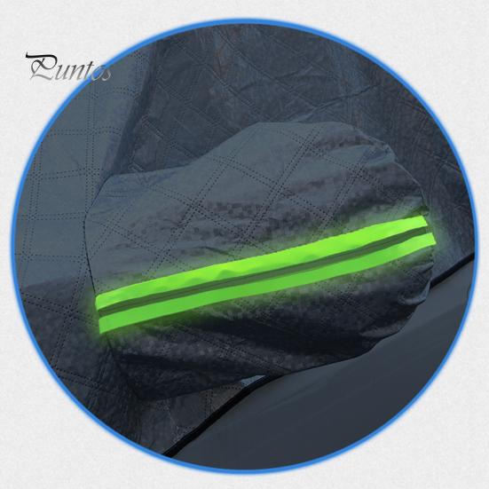 Чехол для лобового стекла автомобиля от снега с защитой бокового зеркала, противоугонный дизайн, защита от замерзания, защита от ультрафиолета, универсальный автомобильный чехол для лобового стекла