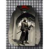 Мужская толстовка с капюшоном Samurai Print Y2k, толстовка Harajuku с капюшоном, повседневный свободный спортивный топ с длинным рукавом, мужская одежда
