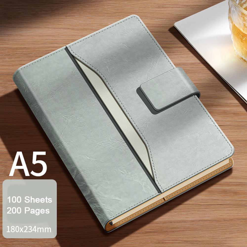 (Логотип можно выгравировать) Кожаный студенческий блокнот формата А5, элитный деловой блокнот с вкладными листами, дневник с пряжкой, протоколы рабочих встреч, дневник путешествий