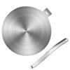 Диск-конвертер для индукционной плиты из нержавеющей стали, рассеиватель тепла, переходник, со съемной ручкой, теплопроводник