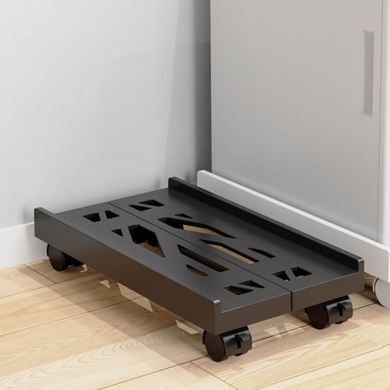 Подставка для ПК в корпусе Tower с колесиками под столом. Держатель процессора. Регулируемая стабильная подставка для мобильного компьютера для домашнего офиса.