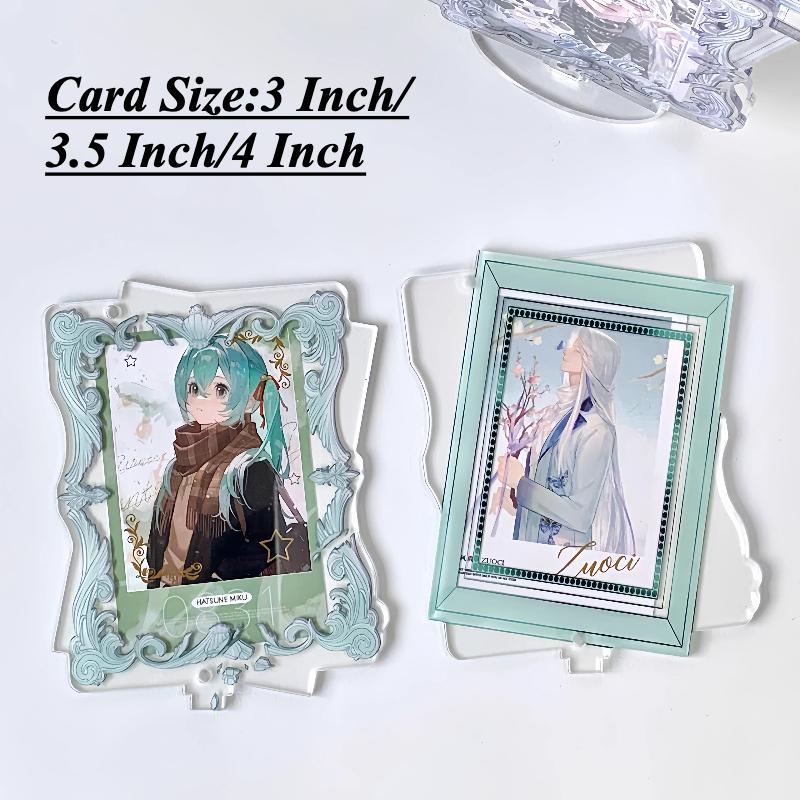 Double-sided Irregular Acrylic Photo Frames for Girls Room Decor Original Design 3 Inch Kpop Idol Card Sleeves Wholesales 2025