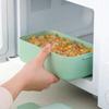Japanese-style Student Lunch Container Microwavable Food Container 2 Layer Picnic Lunch Box  Office