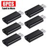 USB Type C To Micro USB Adapter for Phone Tablet Android Charger Data Cable Adapter Micro USB Female To TypeC Male OTG Converter 3