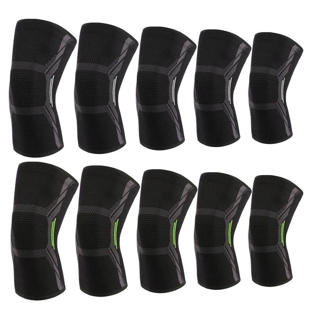 Нейлоновый спортивный бандаж для фитнеса, компрессионный бандаж для облегчения артрита, наколенники, носки для поддержки колена