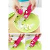 Pressed Garlic Chopper Rosy 1set With Hands Protecting Cover 2pcs