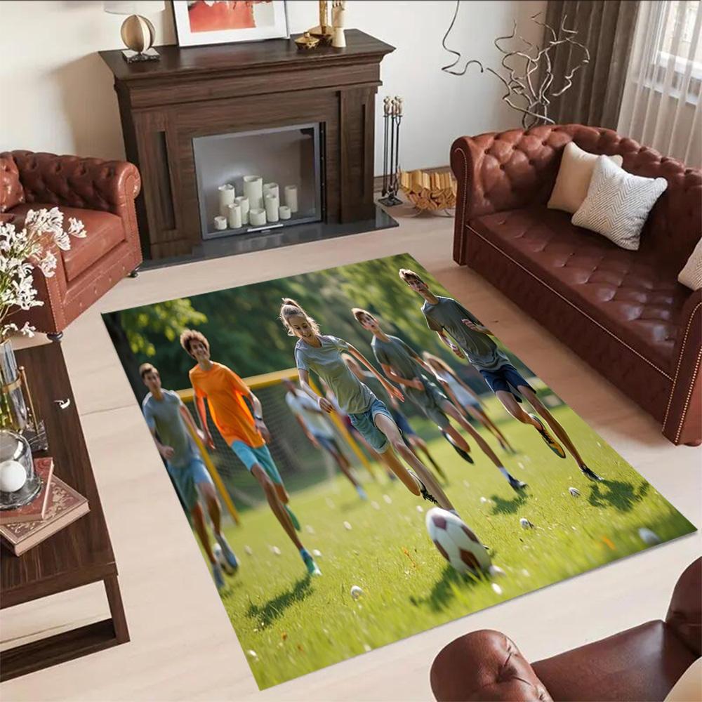 Customize Photo Personalized image Floor Rug Office Rug Design for Playrooms Dining Room Game Room Balcony Anti-slip Rug Office home decor